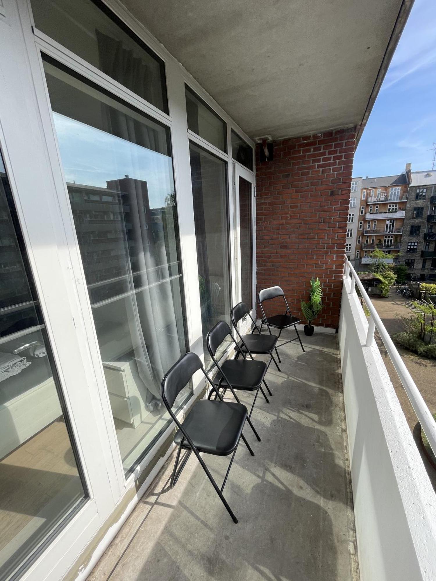 Central Copenhagen Apt With Balcony, Free Parking W Elevator Eksteriør bilde